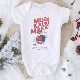Mele Kalikimaka - Funny Santa Hawaiian Kerstmis Romper