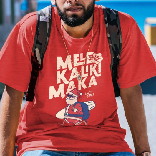 Mele Kalikimaka - Funny Santa Hawaiian Kerstmis T-shirt