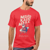 Mele Kalikimaka - Funny Santa Hawaiian Kerstmis T-shirt (Voorkant)