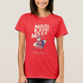 Mele Kalikimaka - Funny Santa Hawaiian Kerstmis T-shirt (Voorkant)