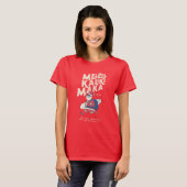 Mele Kalikimaka - Funny Santa Hawaiian Kerstmis T-shirt (Voorkant volledig)