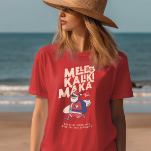 Mele Kalikimaka - Funny Santa Hawaiian Kerstmis T T-shirt