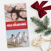 Mele Kalikimaka Glow 2 Foto Collage Kerstmis Feestdagenkaart