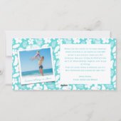 Mele Kalikimaka Glow Stars Modern kerstfoto Feestdagenkaart (Achterkant)