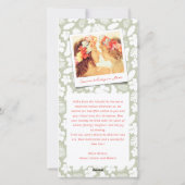 Mele Kalikimaka Glow Stars Modern kerstfoto Feestdagenkaart (Achterkant)