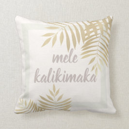 Mele Kalikimaka Gold Palm Tree Sierkussen