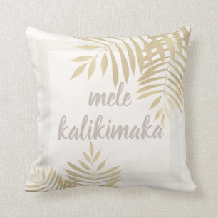 Mele Kalikimaka Gold Palm Tree Sierkussen
