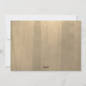 Mele Kalikimaka Gouden Palm Verlaat Kerst Kaart (Achterkant)