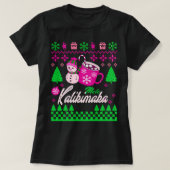 mele kalikimaka Groovy Ugly Kerstmis T-shirt (Design voorkant)