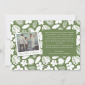 Mele Kalikimaka Handschrift Manuscript met kerstfo Feestdagenkaart (Achterkant)