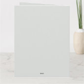 Mele Kalikimaka Hawaiaanse Elegante Kerstpalm Kaart (Achterkant)