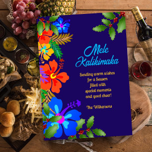 Mele Kalikimaka Hawaiaanse Kerstmis Feestdagenkaart