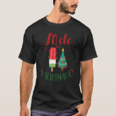 Mele Kalikimaka Hawaïaanse Kerstmis in juli IJsver T-shirt (Voorkant)