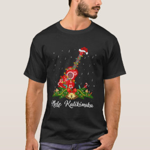 Mele Kalikimaka Hawaiaanse Muziek Ukulele Gitaar K T-shirt