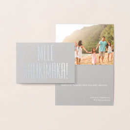 MELE KALIKIMAKA HAWAÏAN CHRISTMAS CARD FOLIE KAARTEN
