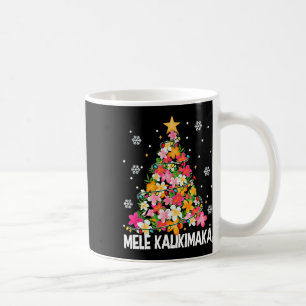 Mele Kalikimaka Hawaii Hawaiian Christmas Girl Koffiemok