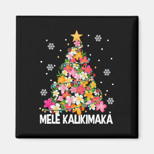 Mele Kalikimaka Hawaii Hawaiian Christmas Girl Magneet