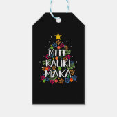 Mele Kalikimaka Hawaii Kerstmis Cadeaulabel (Voorkant)