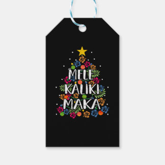 Mele Kalikimaka Hawaii Kerstmis Cadeaulabel