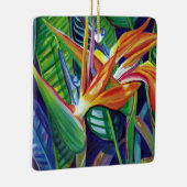 Mele Kalikimaka Hawaii Paradijsvogel Kerstmis Keramisch Ornament (Rechts)