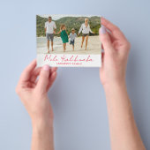 Mele Kalikimaka Hawaiian Budget Kerstmis Foto Flyer (Hand)