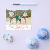 Mele Kalikimaka Hawaiian Budget Kerstmis Foto Flyer (Enkel)