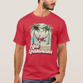 Mele Kalikimaka Hawaiian Christmas Beach T-shirt (Voorkant)