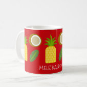 Mele Kalikimaka Hawaiian Christmas Mok (Voorkant links)