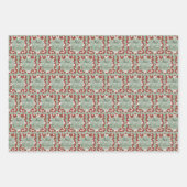 Mele Kalikimaka Hawaiian Floral Gift Wrap Inpakpapier Vel (Voorkant 2)