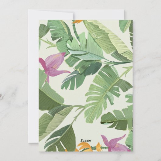 Mele Kalikimaka Hawaiian Fotokerstkaart Feestdagenkaart (Achterkant)