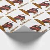 Mele Kalikimaka Hawaiian Gift Wrap Cadeaupapier (Hoek)