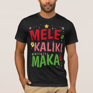 Mele Kalikimaka Hawaiian Hawaii - kerstcitaat T-shirt