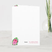 Mele Kalikimaka Hawaiian Hibiscus Feestdagen Kaart (Achterkant)