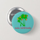 Mele Kalikimaka Hawaiian Kerstapparel Ronde Button 5,7 Cm (Voorkant /achterkant)