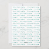 Mele Kalikimaka Hawaiian Kerstfoto Collage Feestdagenkaart (Achterkant)