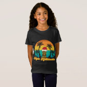 Mele Kalikimaka Hawaiian Kerstiki Santa Hat T-shirt (Voorkant volledig)