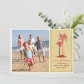 Mele Kalikimaka Hawaiian kerstkaarten Feestdagenkaart (Staand voorkant)