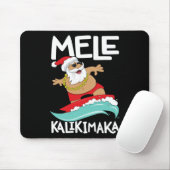 Mele Kalikimaka Hawaiian Kerstmis Hawaii Surfing Muismat (Met muis)
