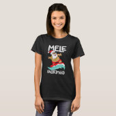 Mele Kalikimaka Hawaiian Kerstmis Hawaii Surfing T-shirt (Voorkant volledig)
