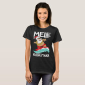 Mele Kalikimaka Hawaiian Kerstmis Hawaii Surfing T-shirt (Voorkant volledig)