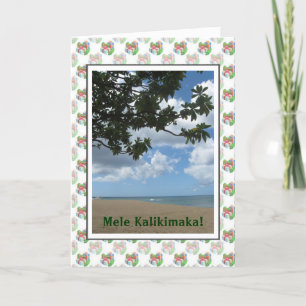Mele Kalikimaka Hawaiian Kerstmis Kaart