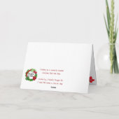 Mele Kalikimaka Hawaiian Kerstmis Kaart (Achterkant)