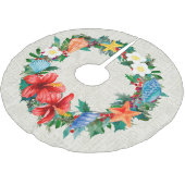 Mele Kalikimaka Hawaiian Kerstmis Wreath Kerstboom Rok (Gekanteld)