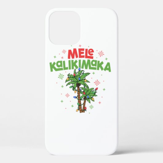 Mele Kalikimaka Hawaiian Kerstpalmboom Licht Case-Mate iPhone Case (Achterkant)
