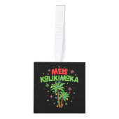 Mele Kalikimaka Hawaiian Kerstpalmboom Licht Decoratie (Voorkant)