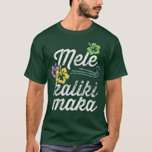Mele Kalikimaka Hawaiian Matching Family C T-shirt