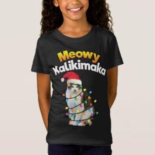 Mele Kalikimaka Hawaiian Merry Kerstkat Light T-shirt