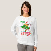 Mele Kalikimaka Hawaiian Merry Kerstmis Aloha  T-shirt (Voorkant volledig)
