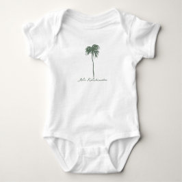 Mele Kalikimaka Hawaiian Merry KerstPalm Romper