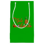 Mele Kalikimaka Hawaiian Pineapple Klein Cadeauzakje (Voorkant)